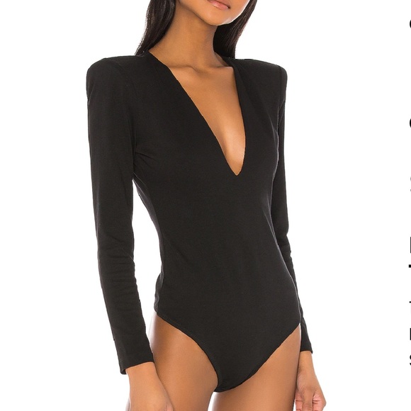 Grlfrnd Eryka Bodysuit in Black, Size: XS - Picture 2 of 11